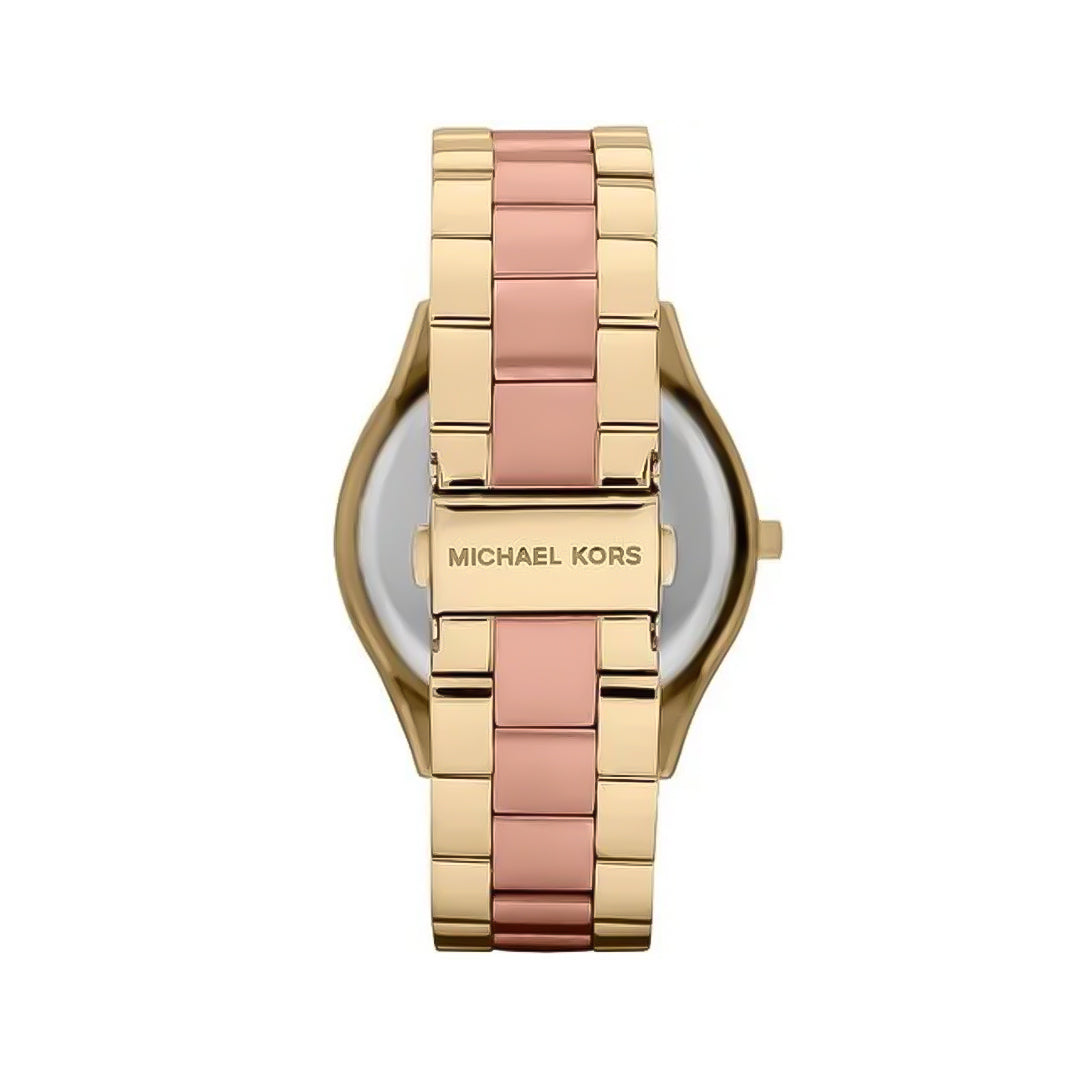 Michael Kors Slim Runway Pink Dial Ladies Watch | MK3493