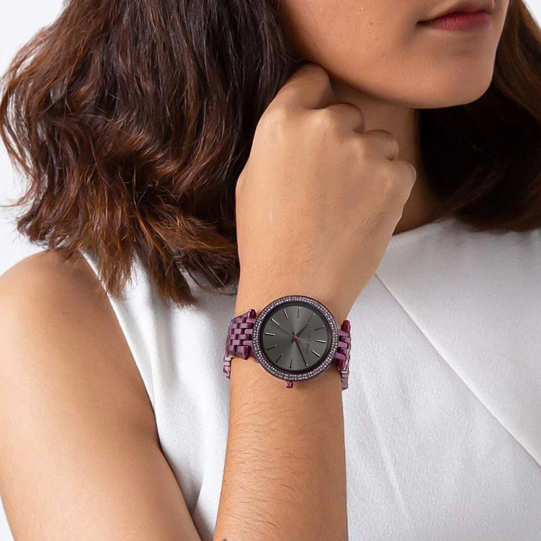 Michael Kors Darci Gunmetal Dial Ladies Watch MK3554