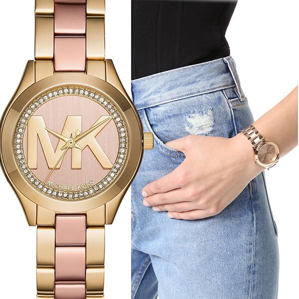 Michael Kors Mini Runway Two-Tone Ladies Watch| MK3650