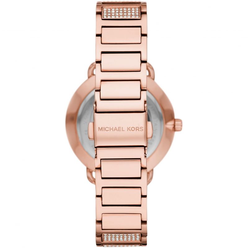 Michael Kors 3 Hand Rose-Gold Stainless Steel Women's Watch| MK3853