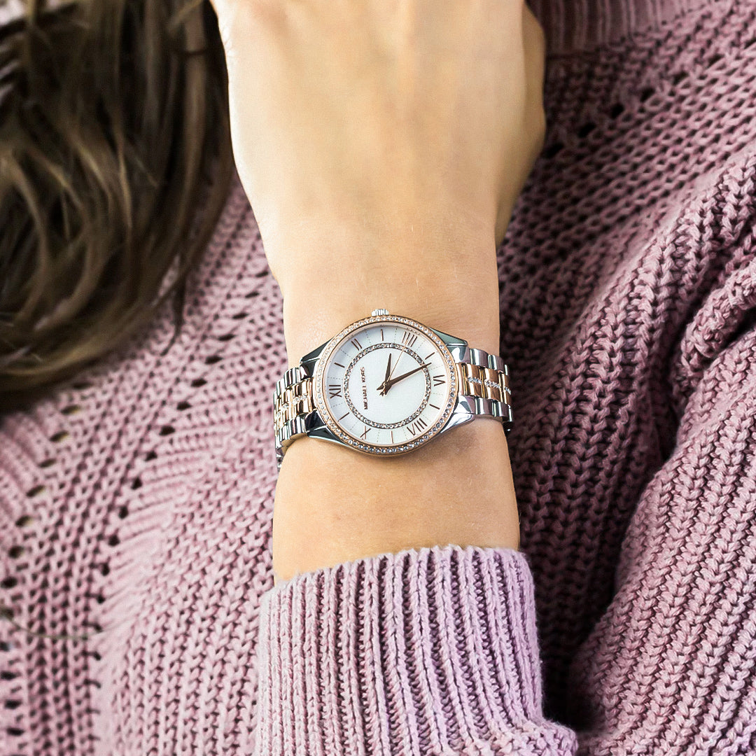 Michael Kors Lauryn Pearl White Dial Ladies Watch | MK3979