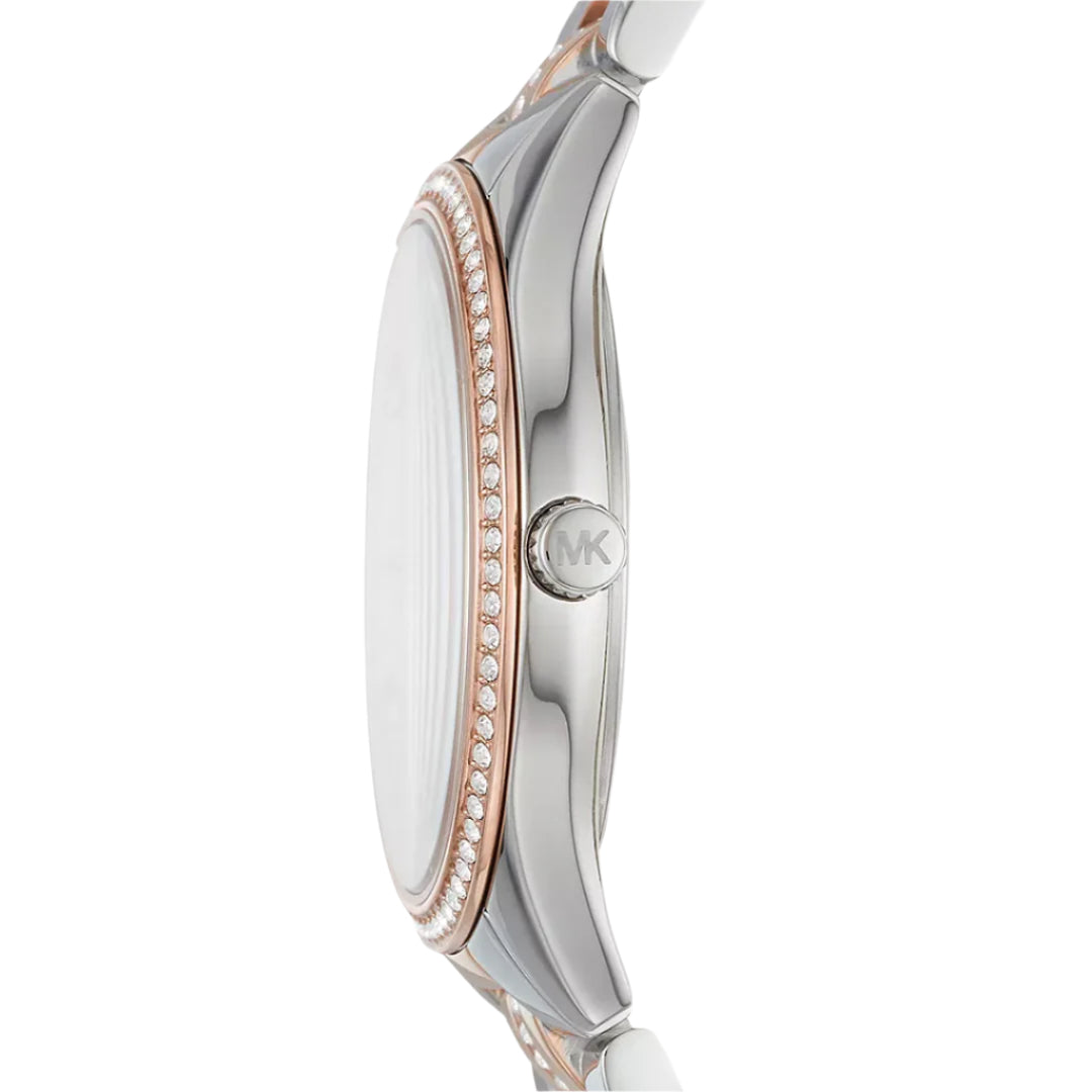 Michael Kors Lauryn Pearl White Dial Ladies Watch | MK3979