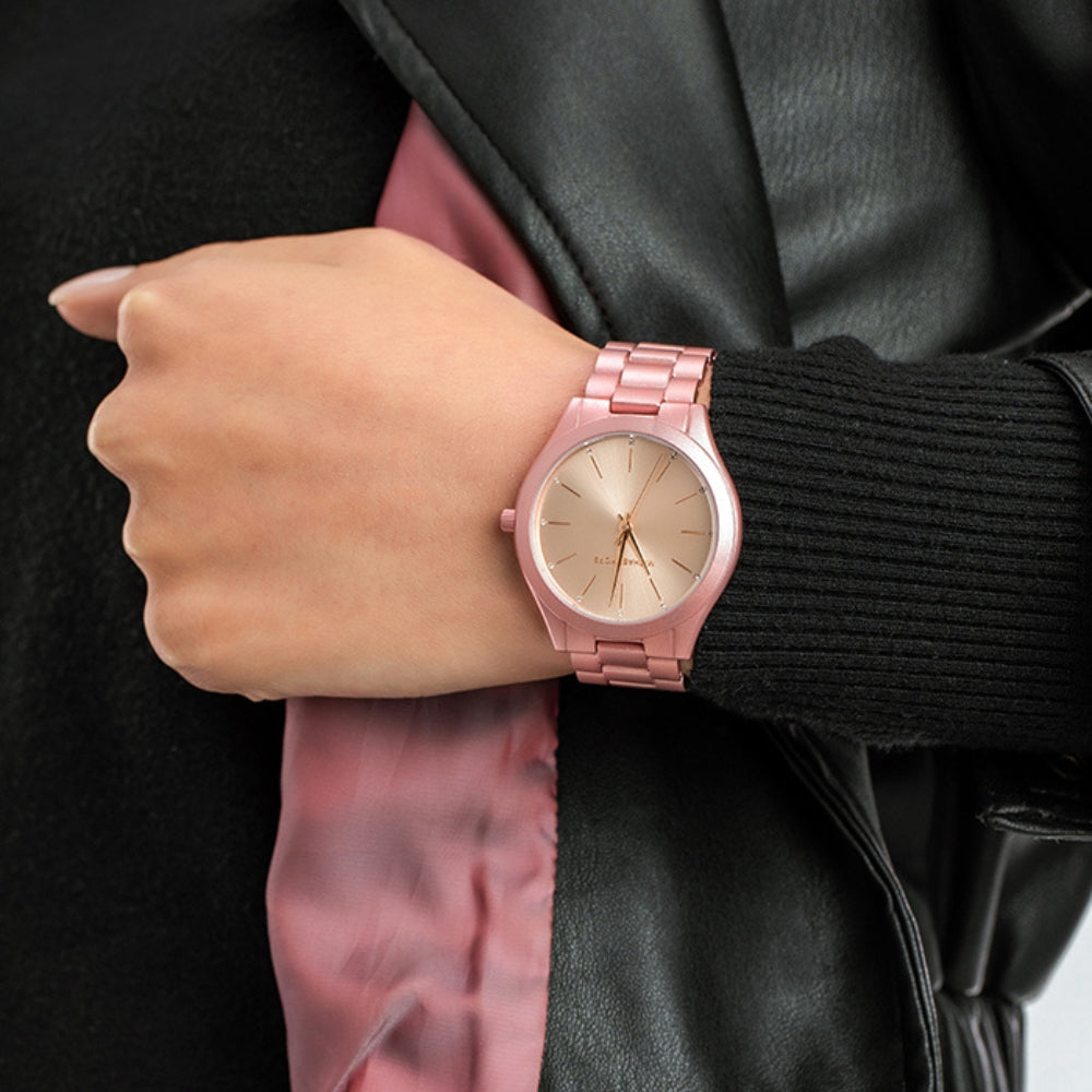 Michael Kors Slim Runway Pink-Tone Ladies Watch | MK4456