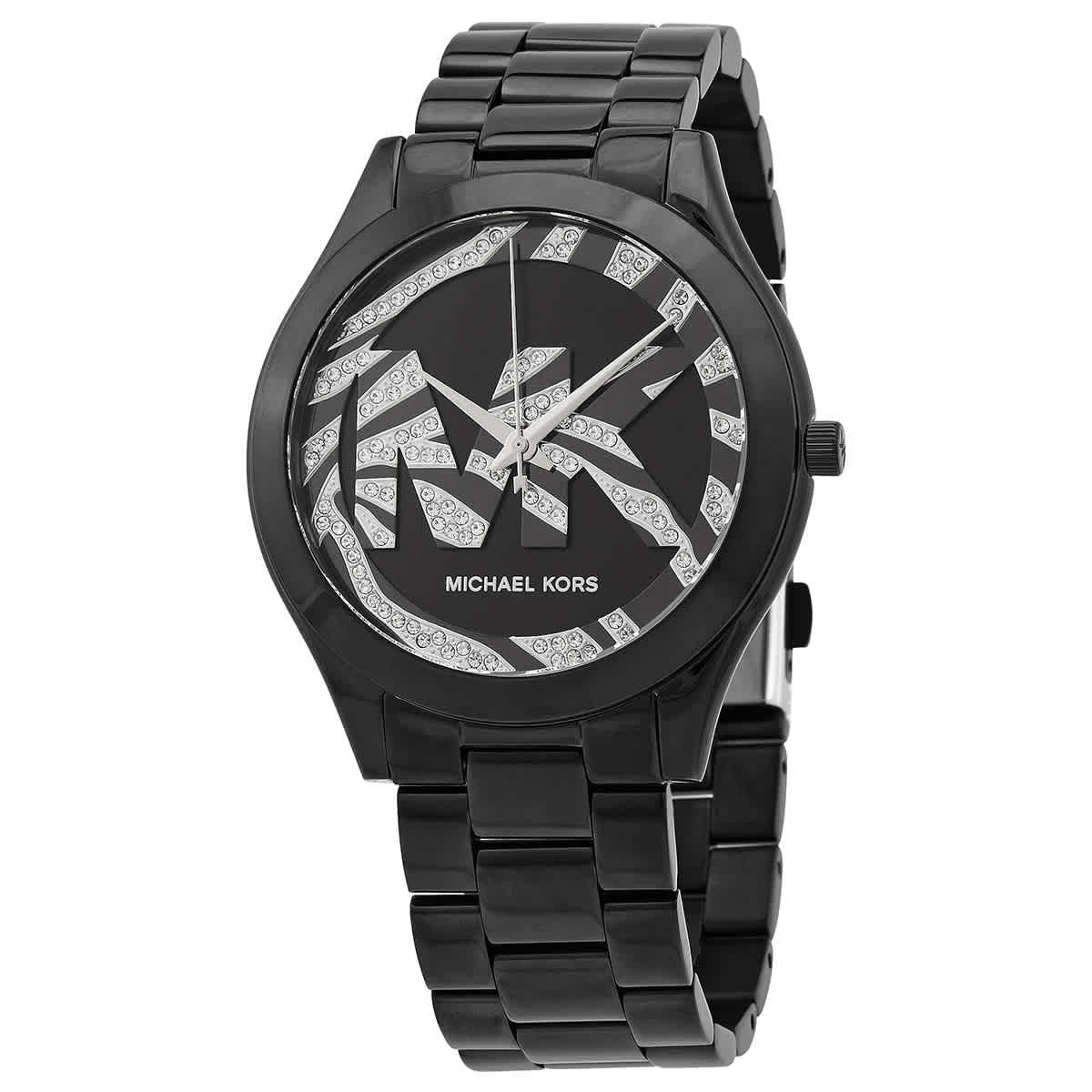 Black mk watch online women's