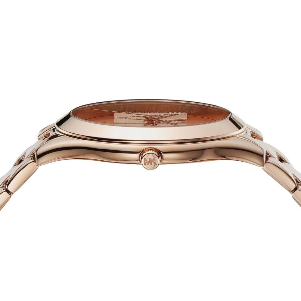Michael Kors Slim Runway Rose Gold-Tone Dial Ladies Watch | MK4733