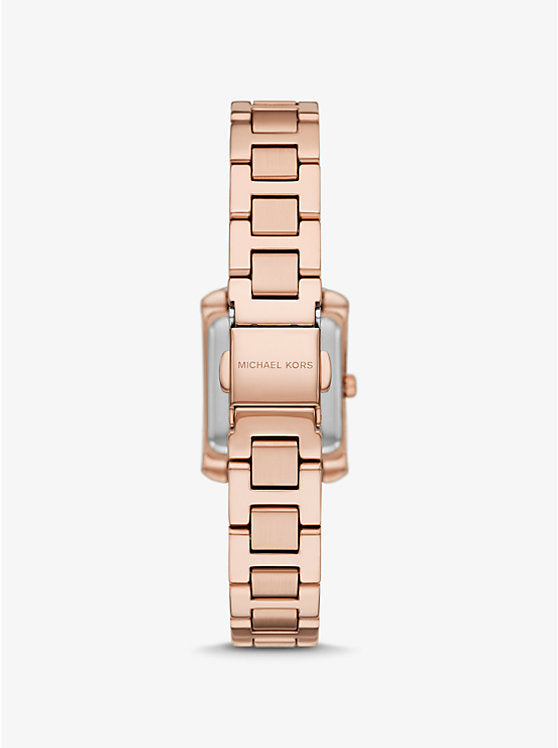 Michael Kors Mini Emery Pavé Rose Gold-Tone Watch | MK4868