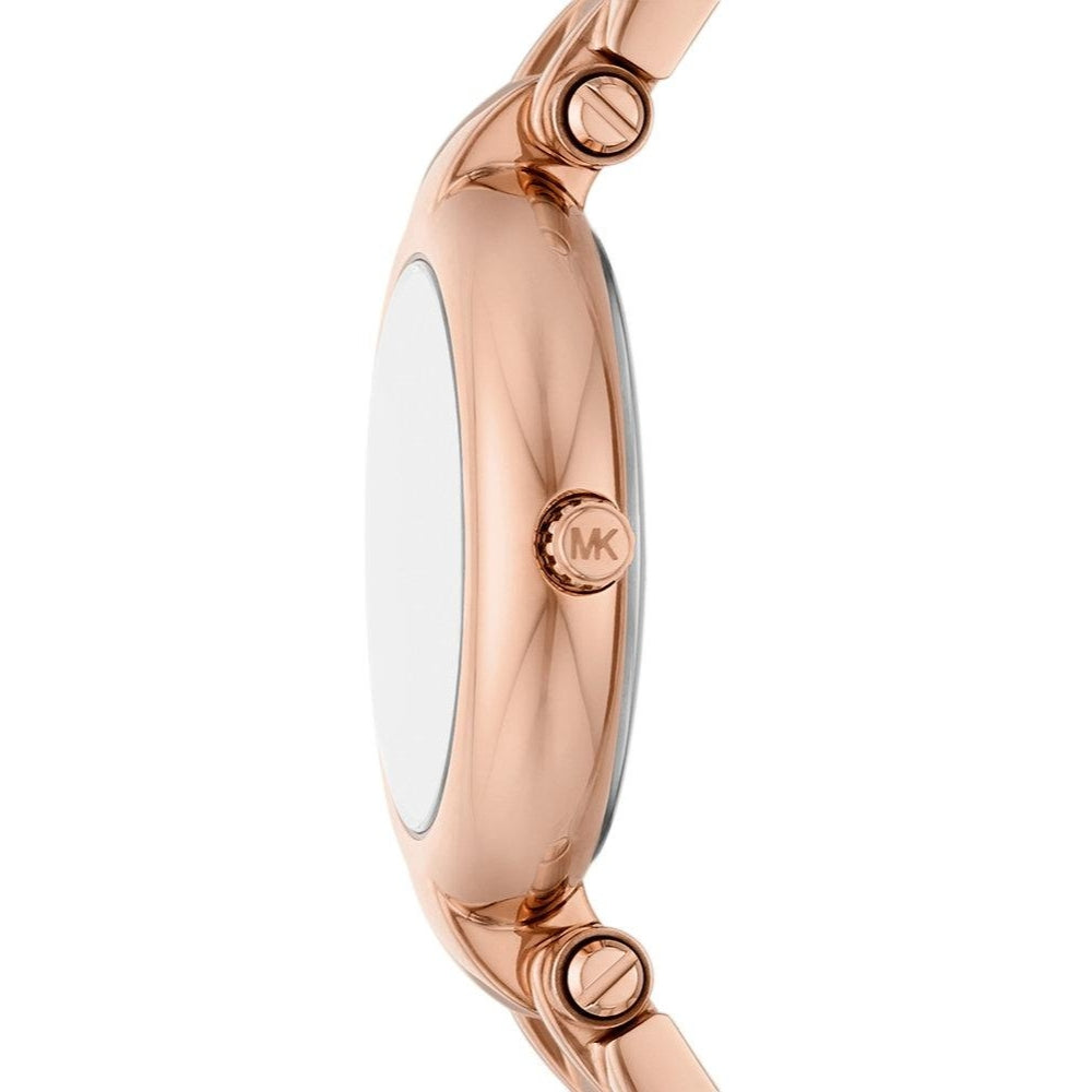 Michael Kors Laney Rose Gold White Dial Ladies Watch | MK4893