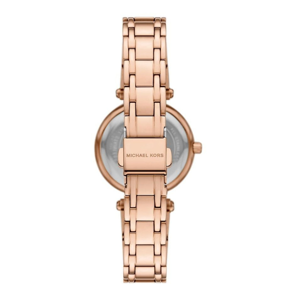 Michael Kors Laney Rose Gold White Dial Ladies Watch | MK4893