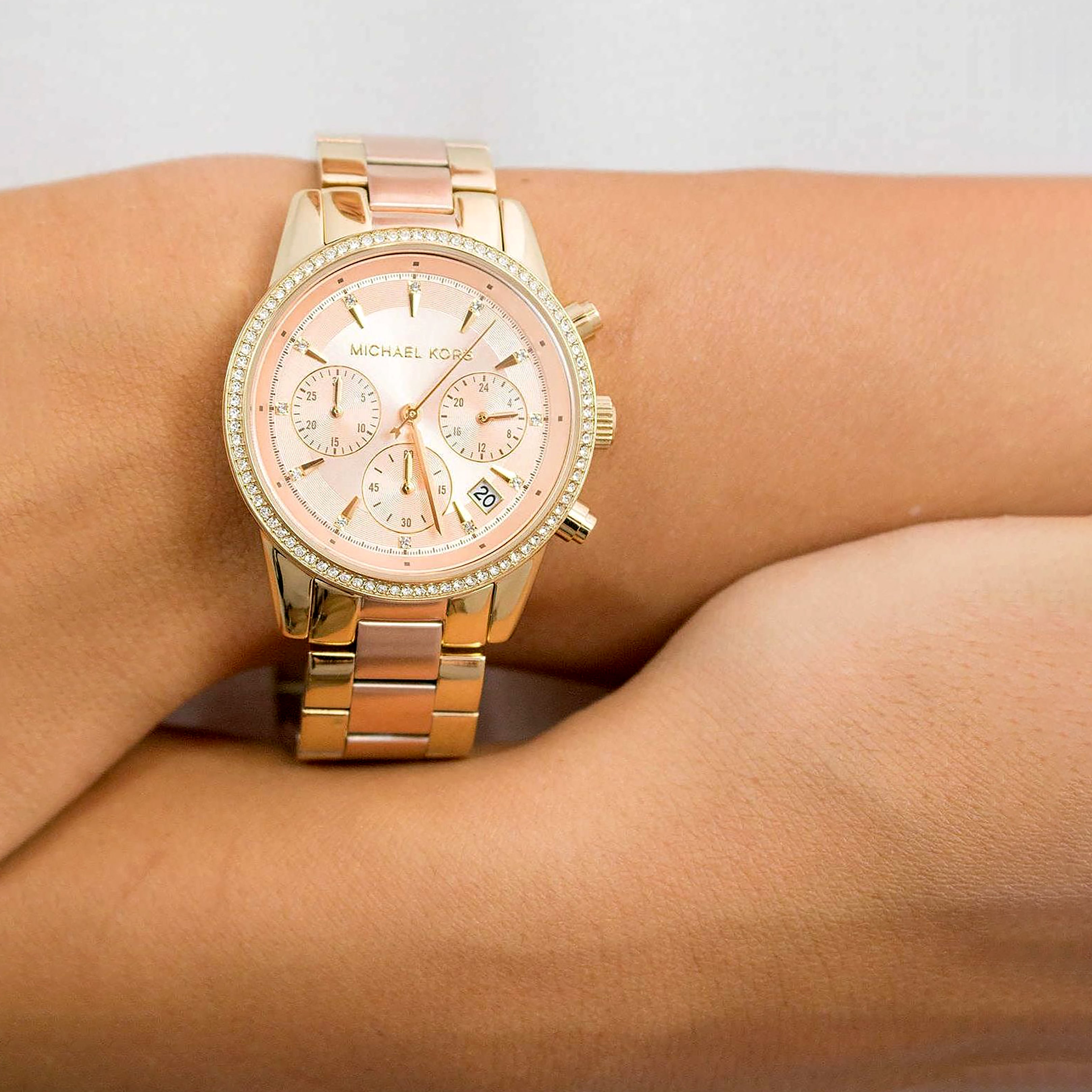 Michael Kors Rose Gold Dial Ladies Watch | MK6475