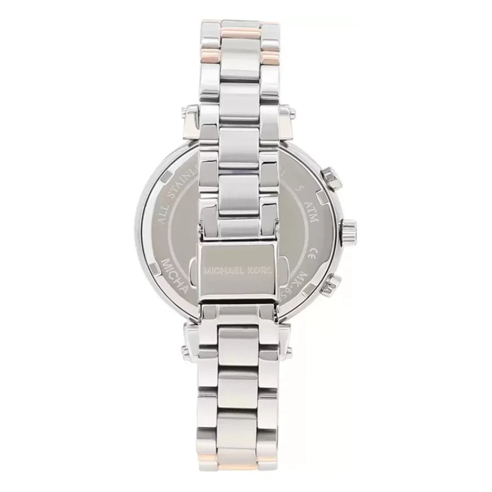 Michael Kors Sofie Pave Two-Tone Silver Dial Ladies Watch | MK6558