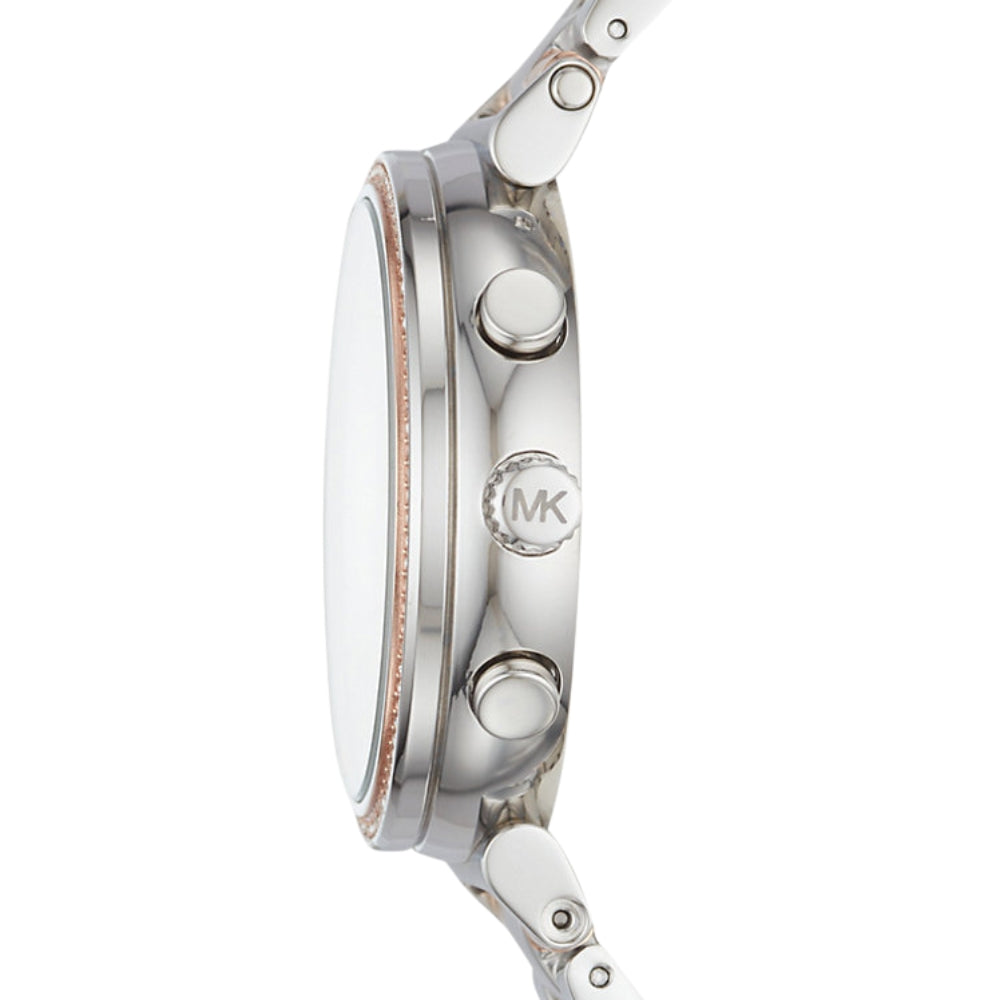 Michael Kors Sofie Pave Two-Tone Silver Dial Ladies Watch | MK6558
