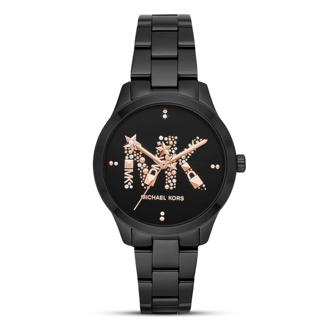 Micheal Kors Runway Black Dial Women's Watch | MK6683