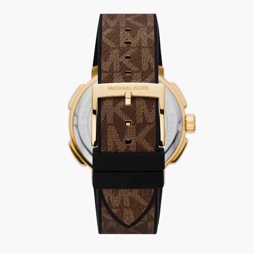 MICHEAL KORS SIDNEY MULTIFUNCTION BROWN PVC WOMEN'S WATCH| MK6948