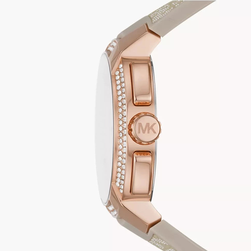 Micheal Kors Sidney Multifunction PVC Leather Women's Watch| MK6949