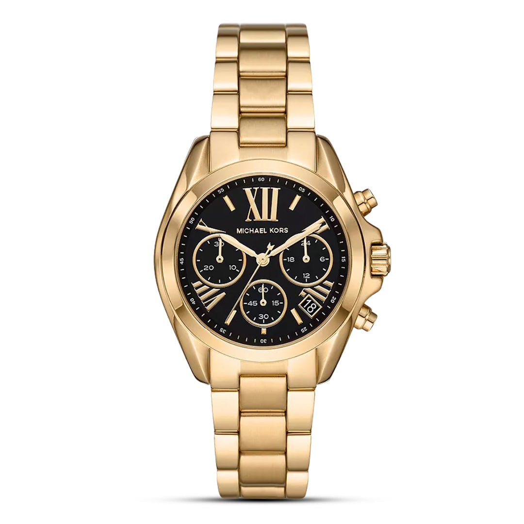 Michael Kors Bradshaw Chronograph Black-Gold Women's Watch| MK6959