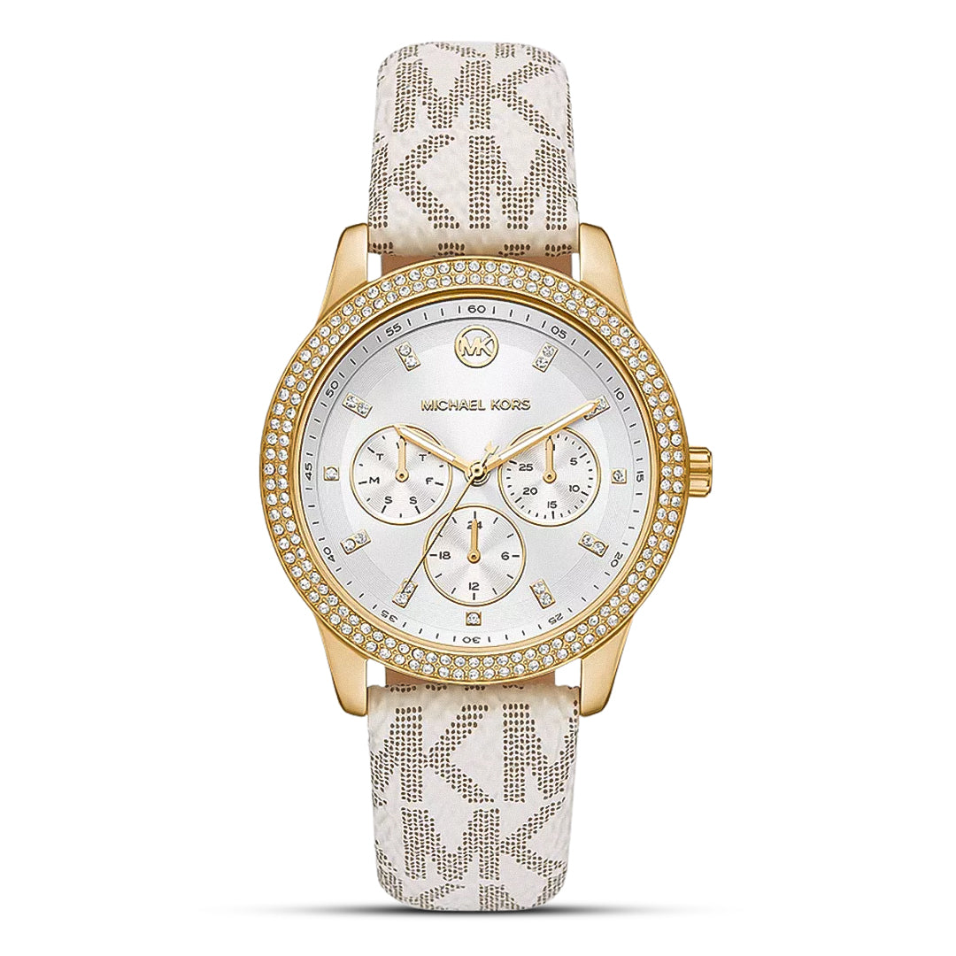 Michael Kors Tibby Multifunction White PVC Women's Watch| MK6967