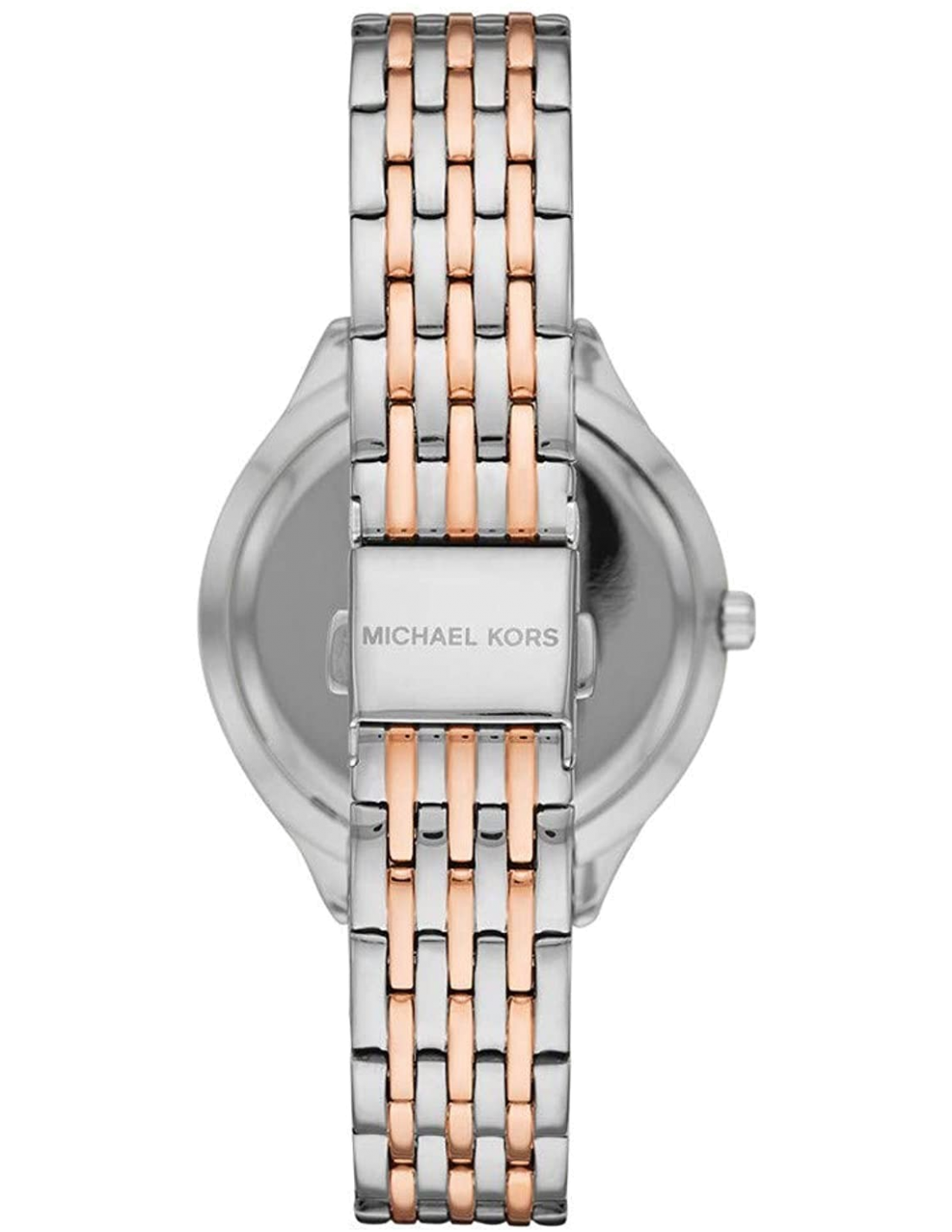 Michael Kors Mindy Two Tone White Dial Women's Watch | MK7077