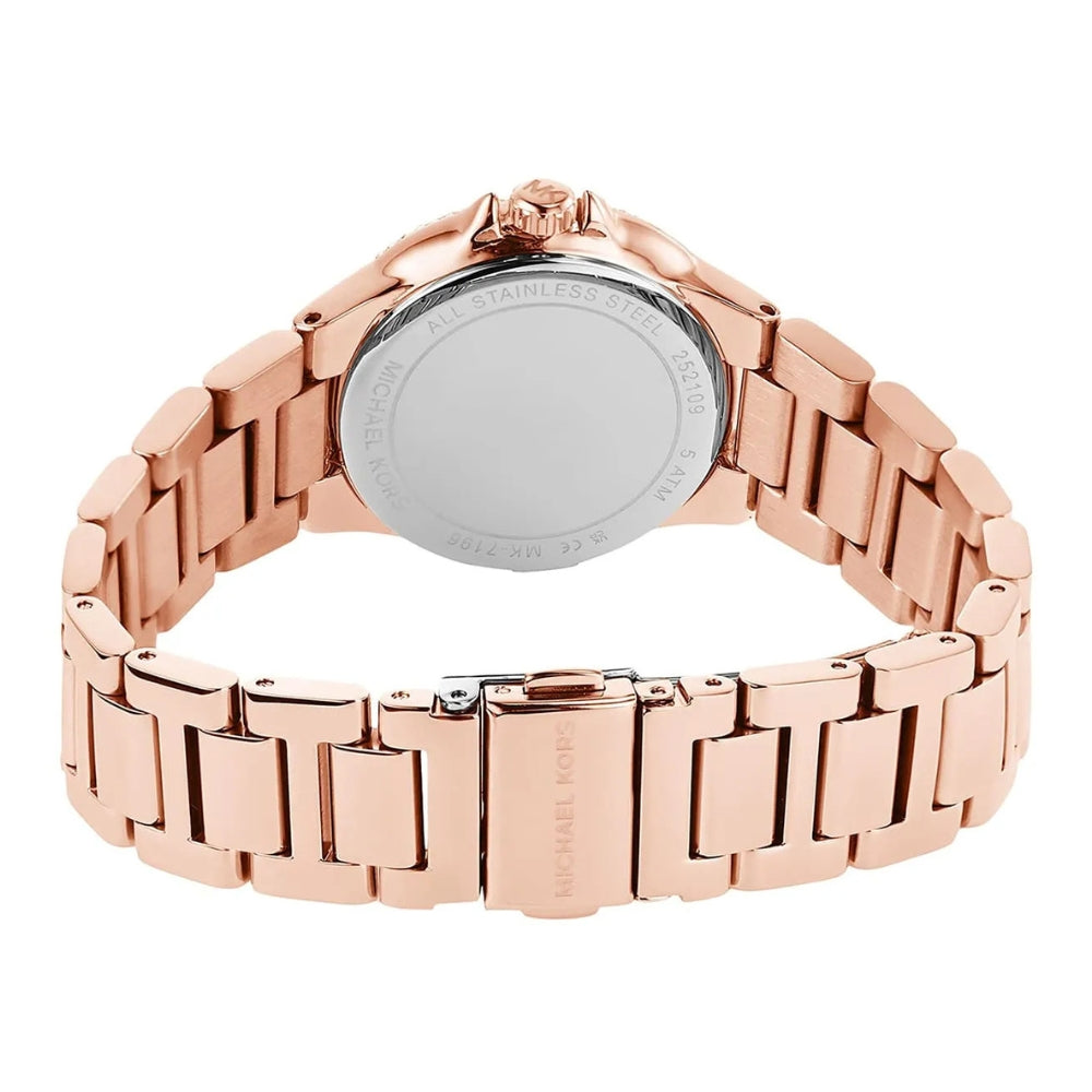 Michael Kors Camille Rose Gold Dial Ladies Watch | MK7197