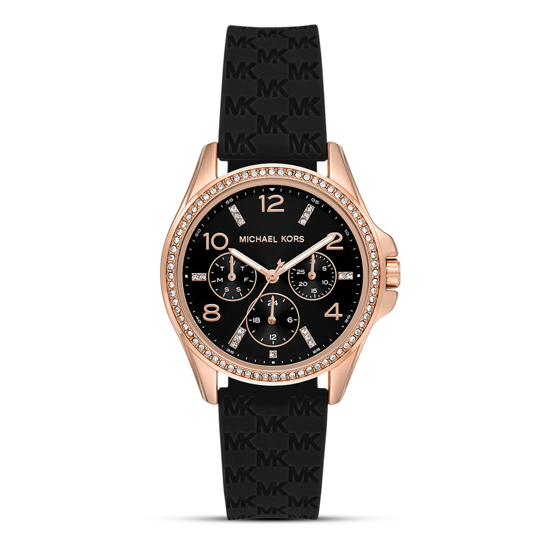 Michael Kors Mini Pilot Black Dial Ladies Watch | MK7373