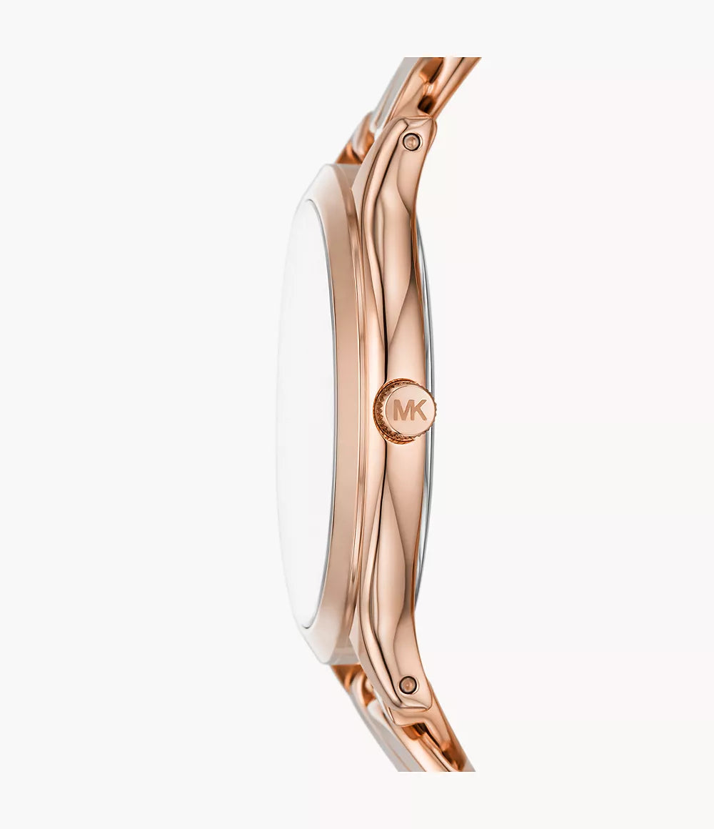 Michael Kors Runway Three-Hand Rose Gold-Tone Stainless Steel Watch | MK7473