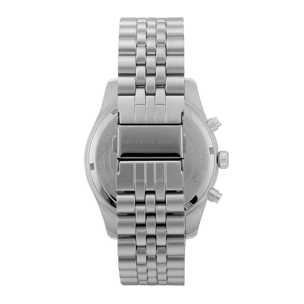 Michael Kors Lexington Chronograph Silver Dial Men's Watch | MK8789
