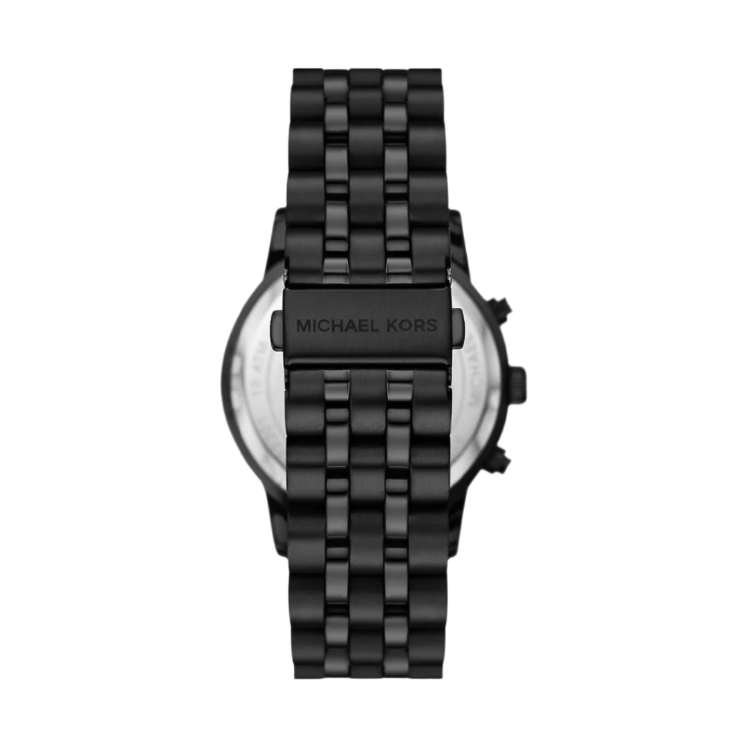 Michael Kors Hutton Chronograph Black Dial Men's Watch | MK9089