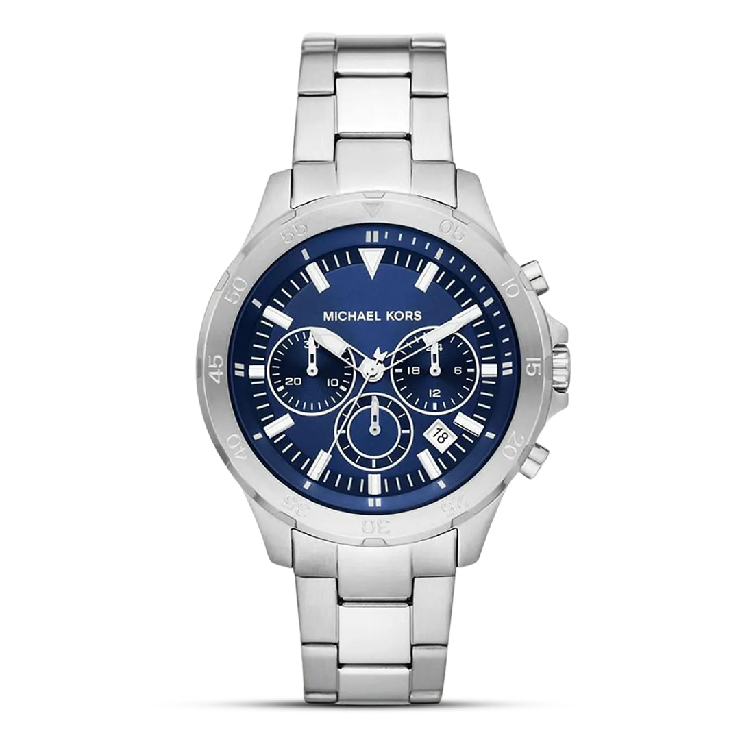 Michael Kors Greyson Silver Tone Multi-function Men's Watch| MK9107