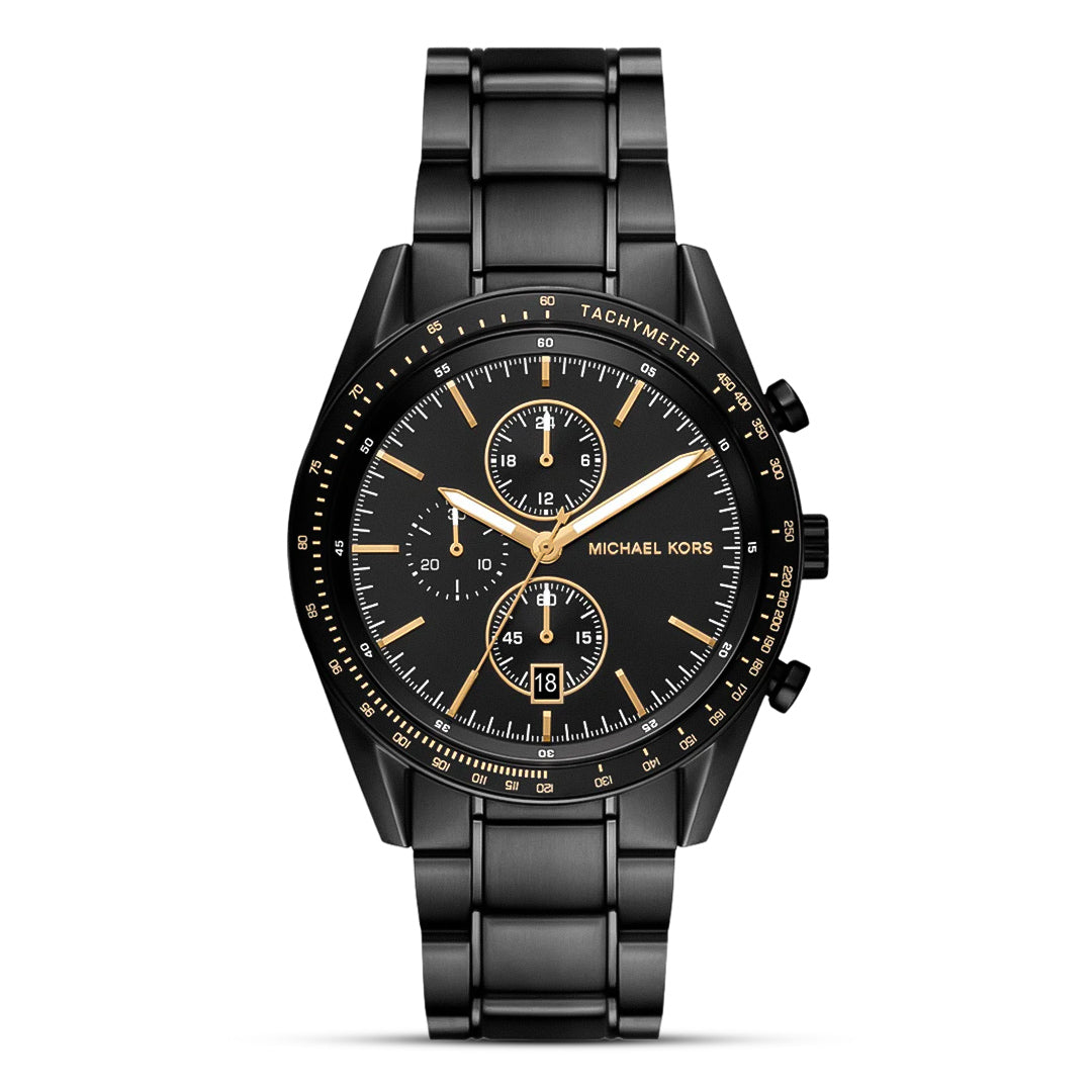 Michael Kors Warren Chronograph Black Dial Men's Watch | MK9113