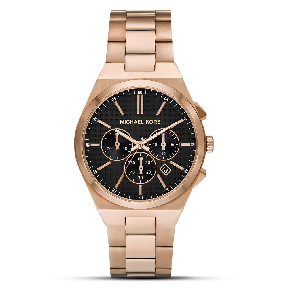 Michael Kors Lennox Chronograph Black Dial Men's Watch | MK9119