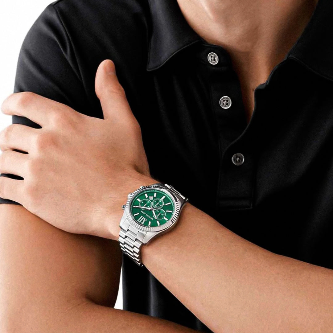 Michael Kors Lexington Chronograph Green Dial Men's Watch | MK9152