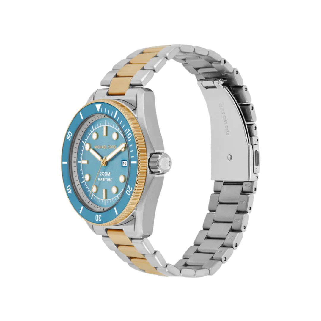 Michael Kors Maritime Two Tone Sky Blue Dial Men's Watch | MK9169