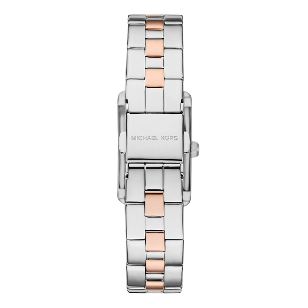Michael Kors Two Tone White Dial Ladies Watch | MKO9015
