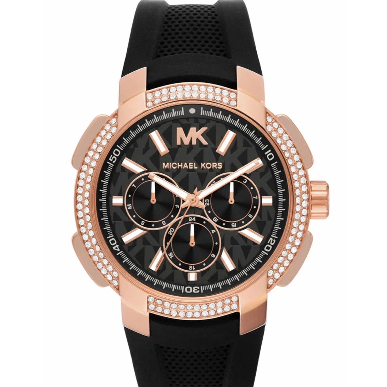 Micheal Kors Oversized Sydney Pave Rose-Gold Women's Watch| MK7245