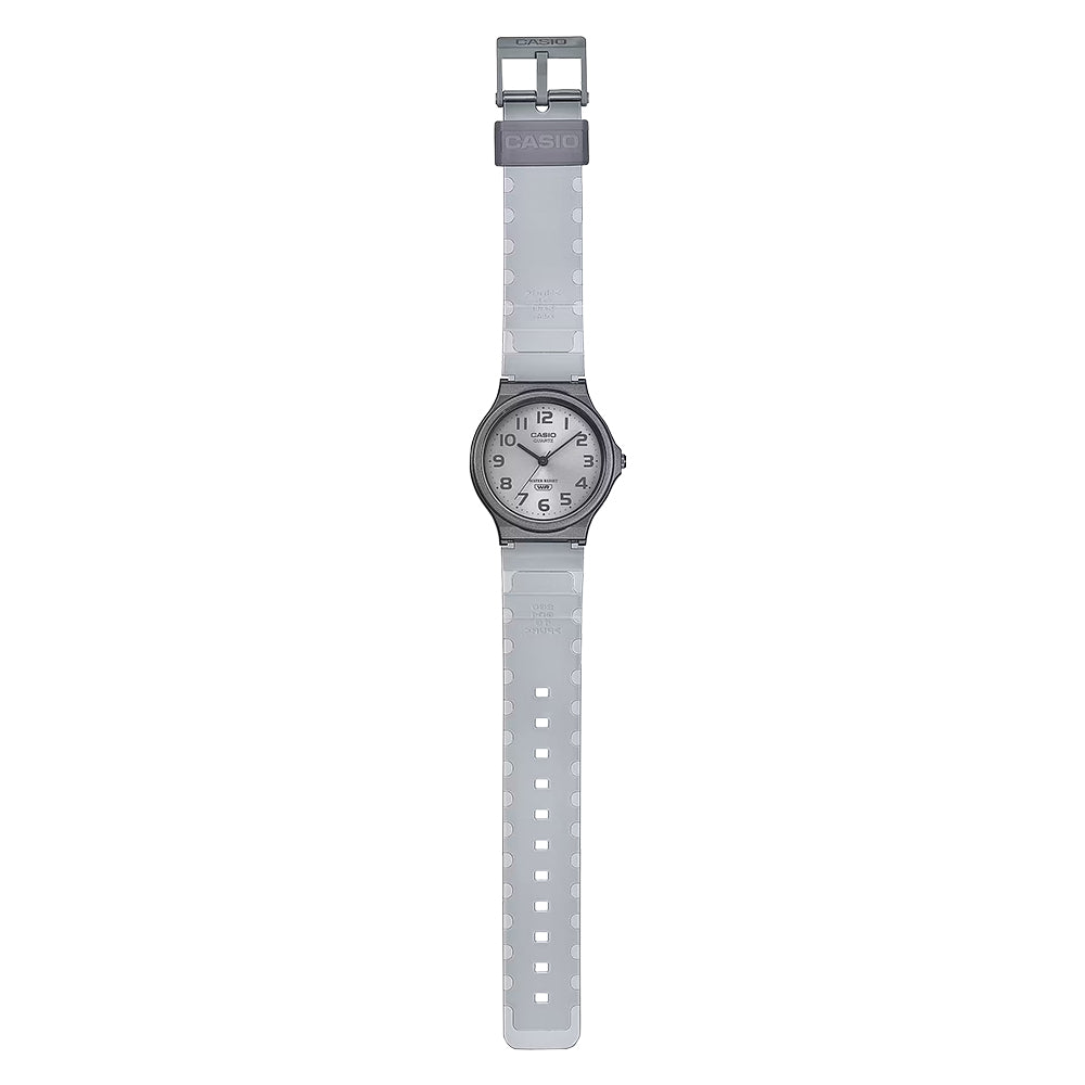 Casio Black Transparent Grey Dial Unisex Watch MQ-24S-8BDF