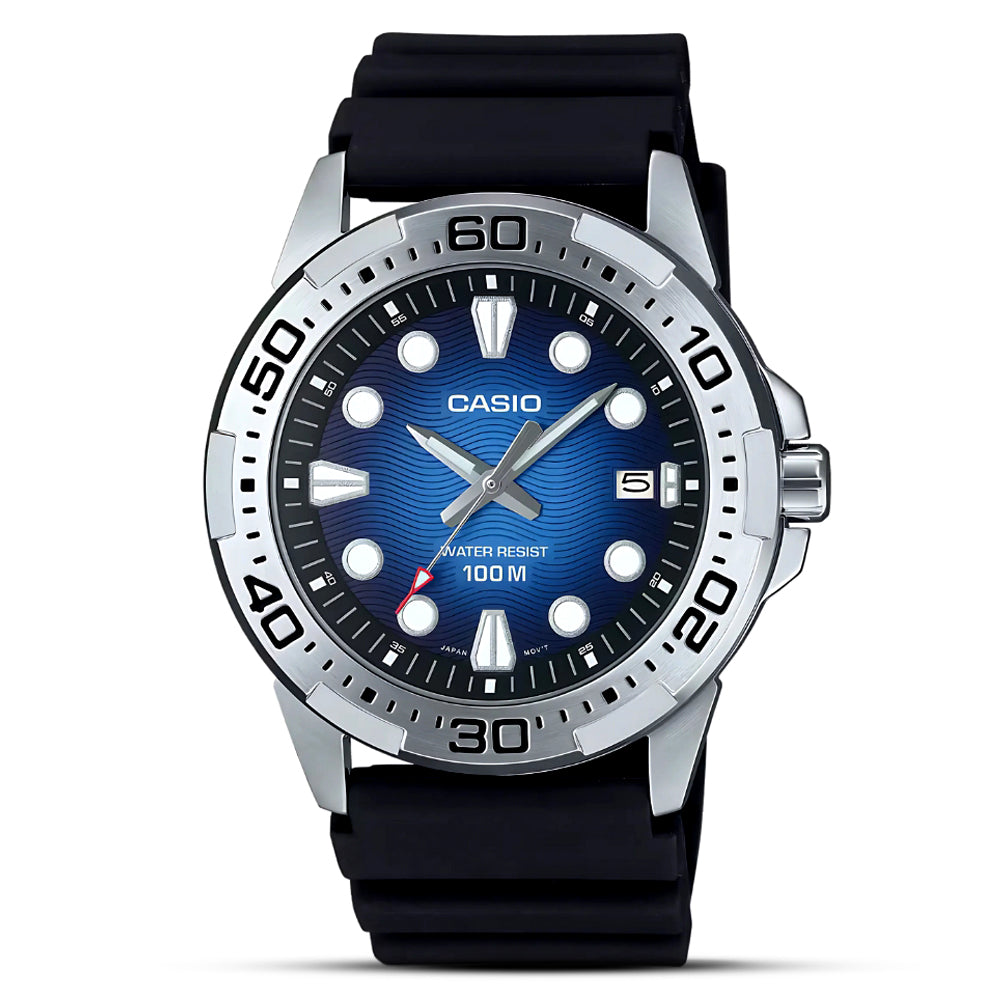 Casio Enticer Marine Blue Dial Men's Watch | MTD-140-2AVDF