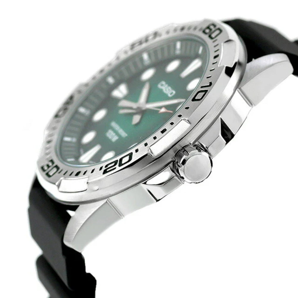 Casio Enticer Marine Green Dial Men's Watch | MTD-140-3AVDF