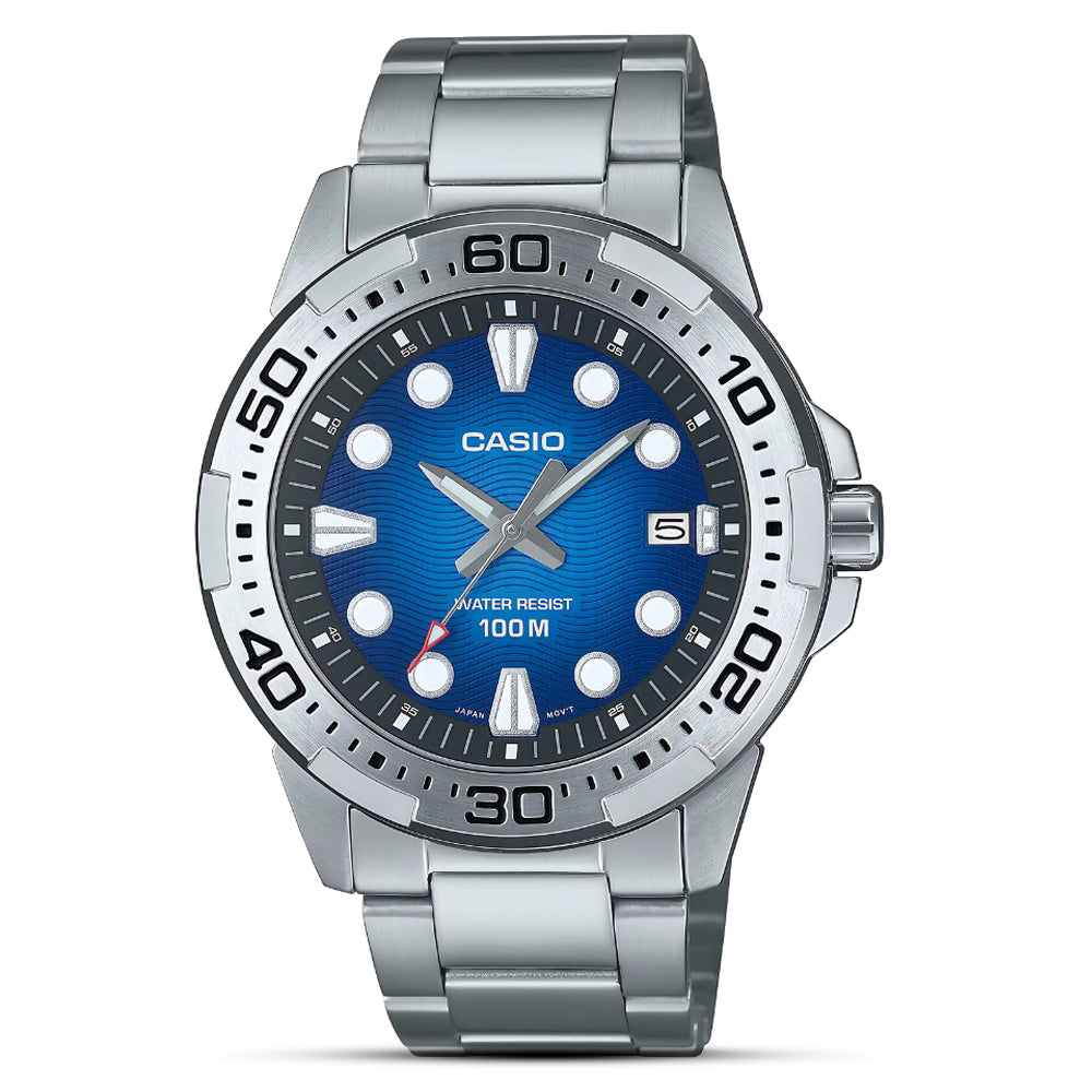 Casio Enticer Marine Blue Dial Men's Watch | MTD-140D-2AVDF