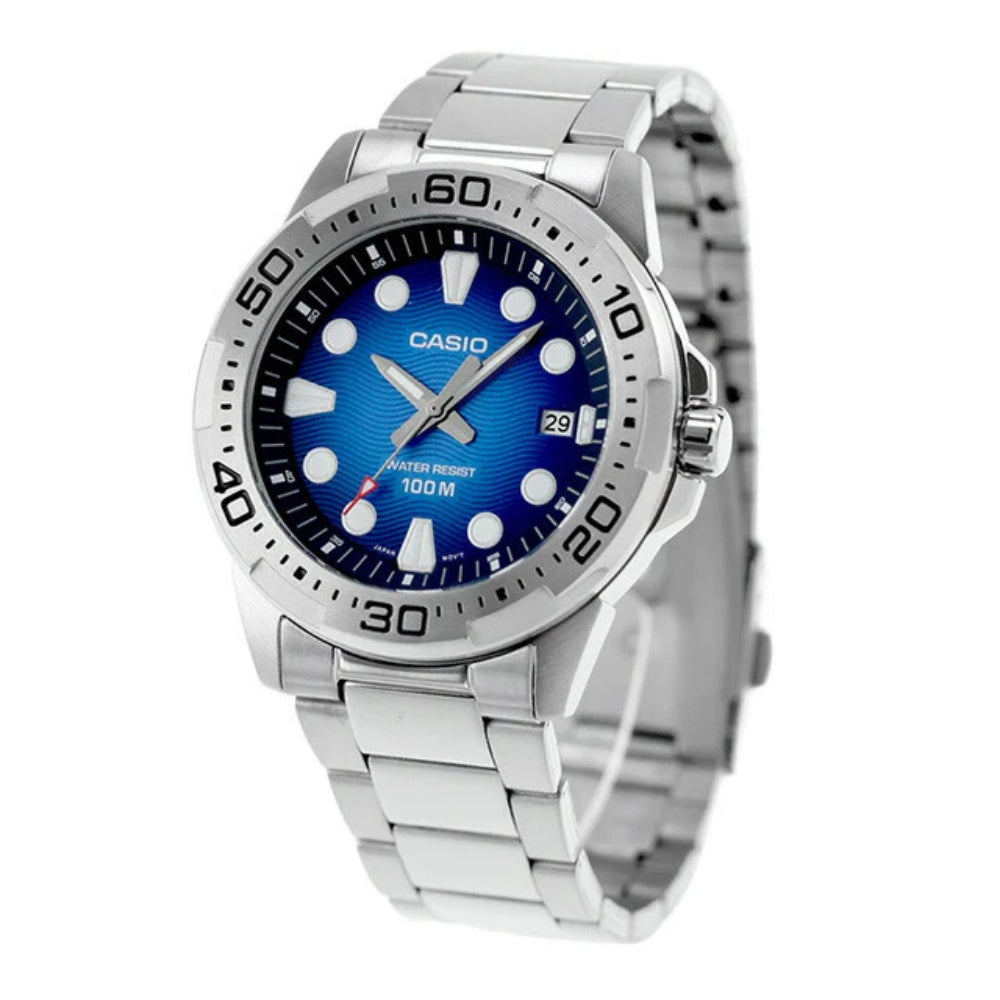 Casio Enticer Marine Blue Dial Men's Watch | MTD-140D-2AVDF