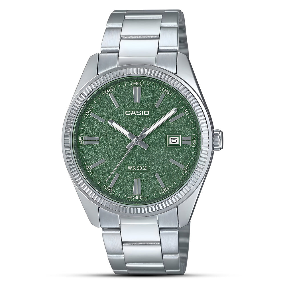 Casio Enticer Green Dial Men's Watch MTP-1302DA-3AVDF