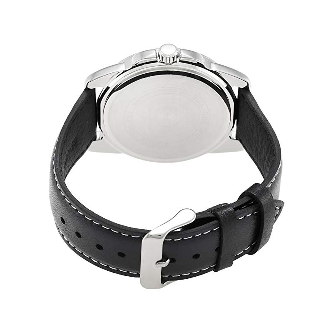 Casio Enticer Black Leather Strap Men's Watch MTP-1314L-8AVDF