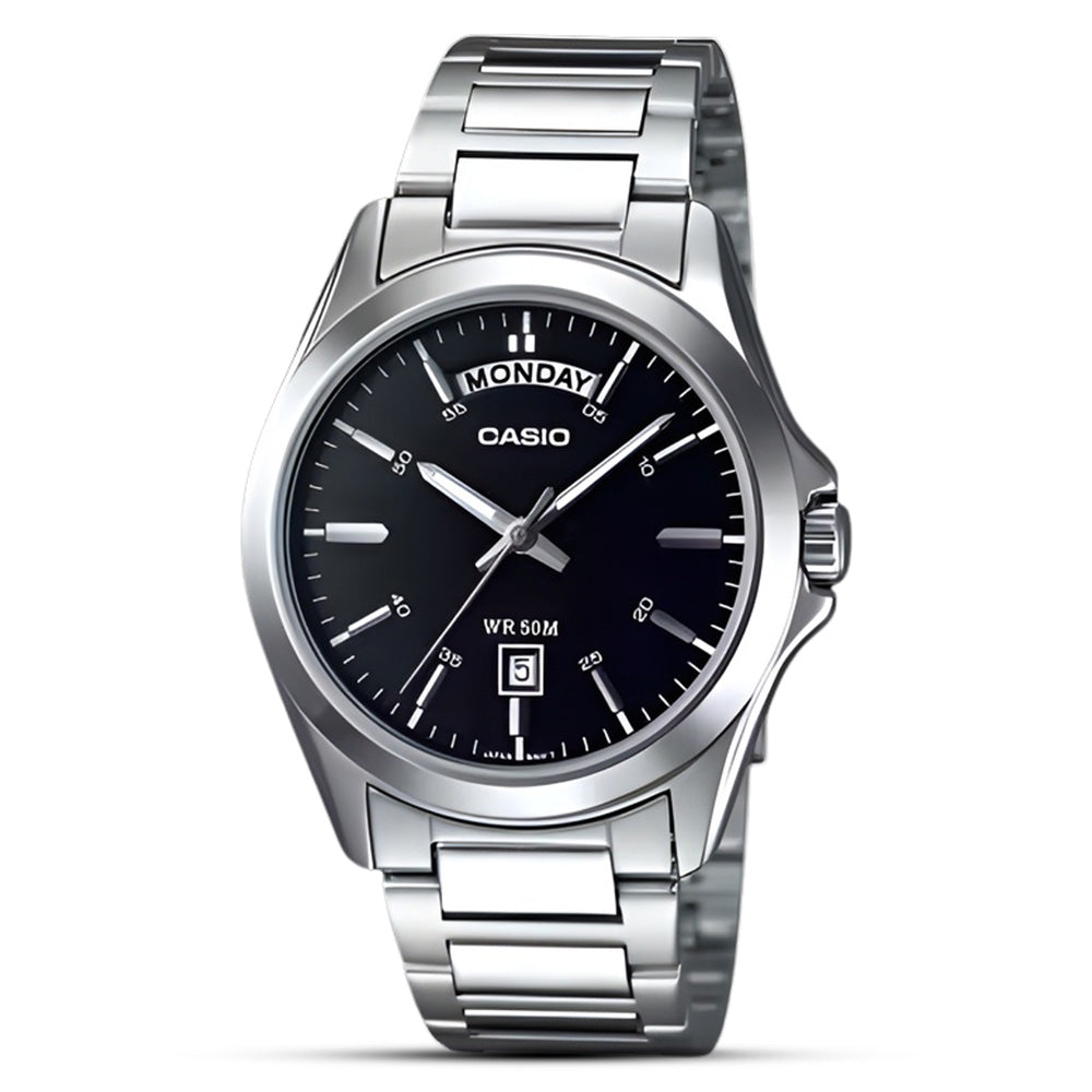 CASIO ENTICER BLACK DIAL DIAL MENS WATCH MTP-1370D-1A1VDF