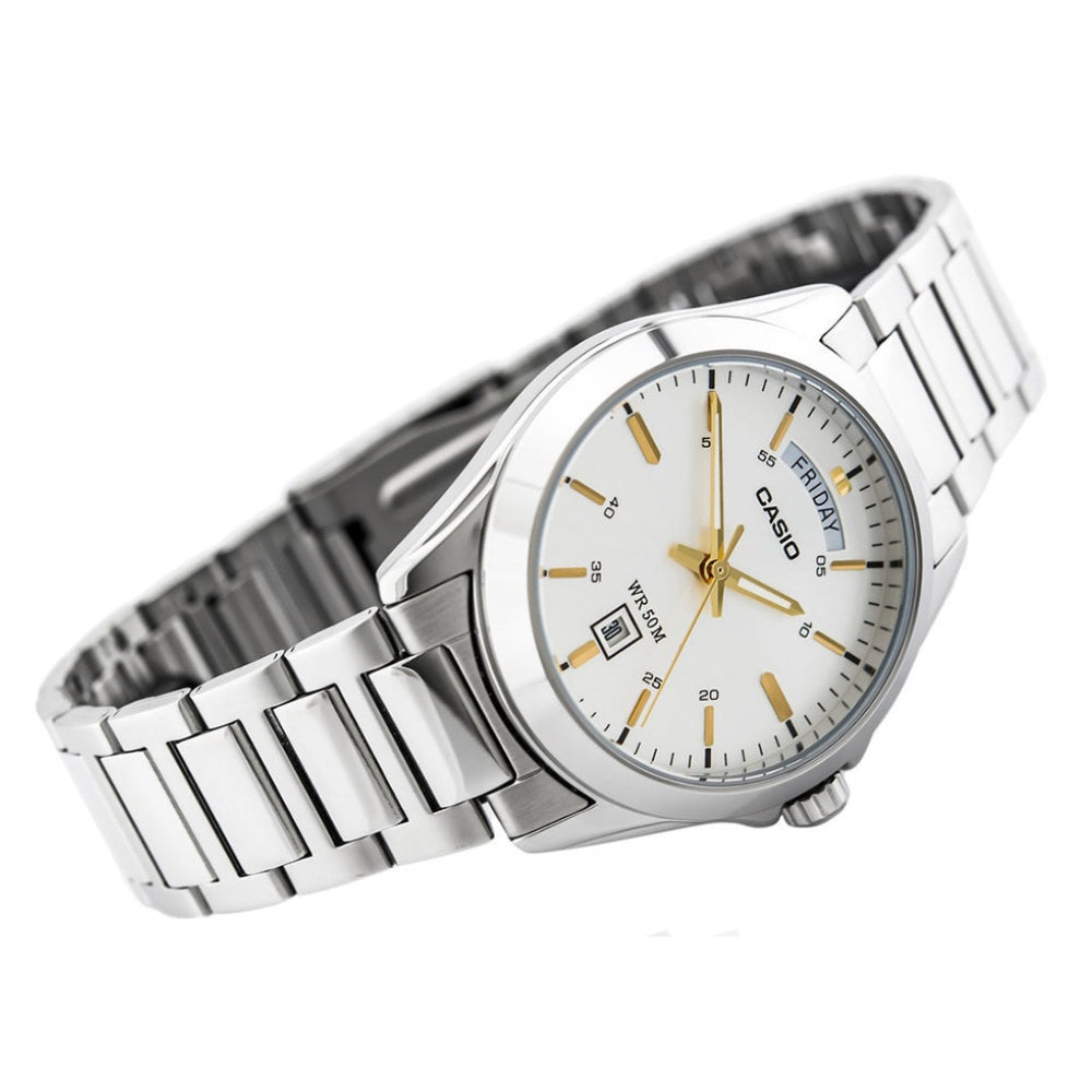 Casio Enticer Silver Dial Men's Watch | MTP-1370D-7A2VDF