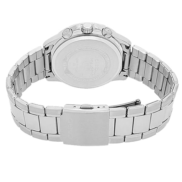 Casio Enticer Black Chronograph Dial Mens Watch MTP-1374D-2AVDF