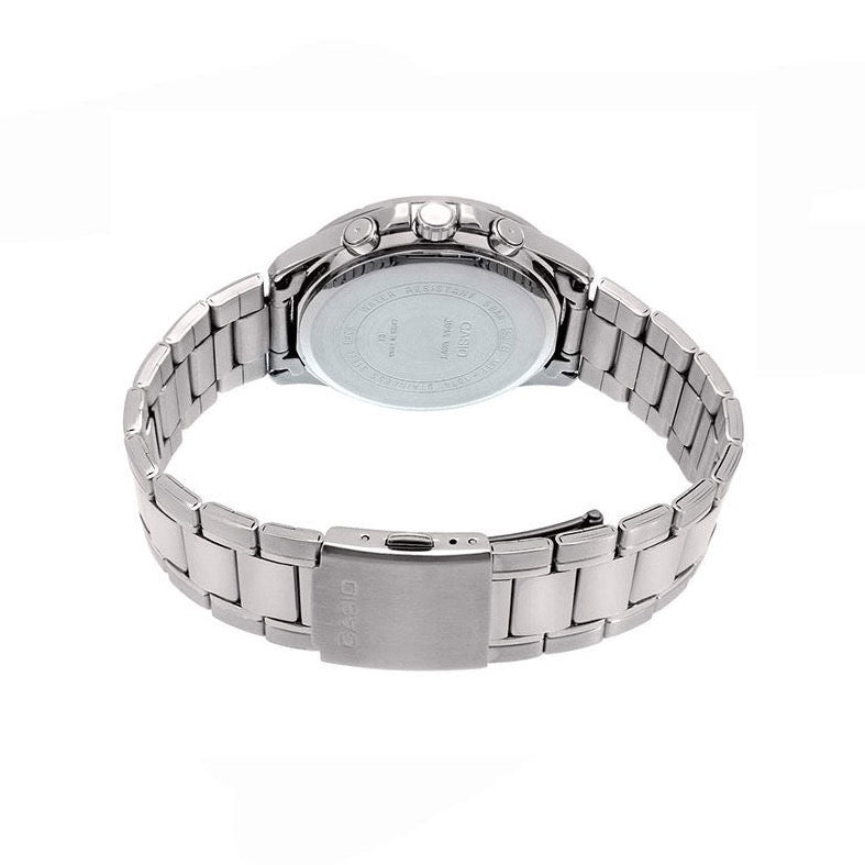 Casio Enticer Black Chronograph Men's Watch| MTP-1374D-5AVDF