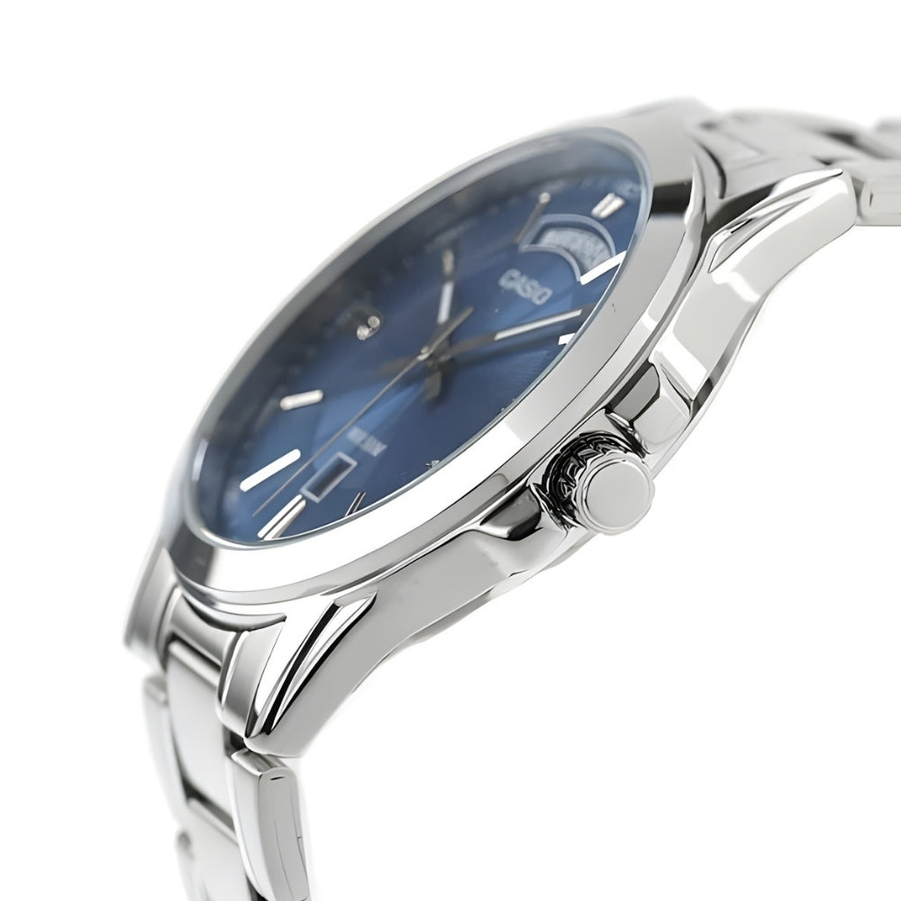 Casio Enticer Day-Date Blue Dial Men's Watch MTP-1381D-2AVDF