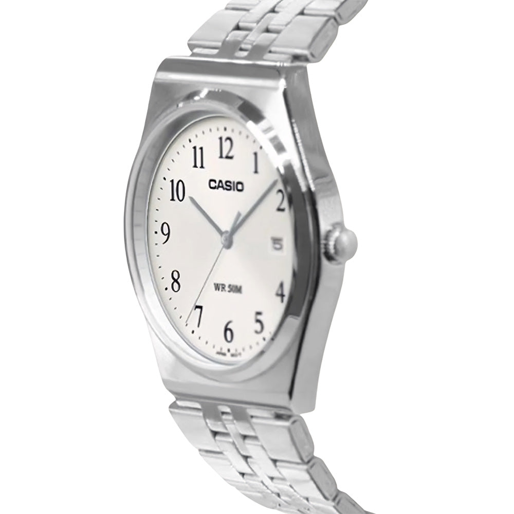 Casio Vintage White Dial Men's Watch MTP-B145D-7BVDF