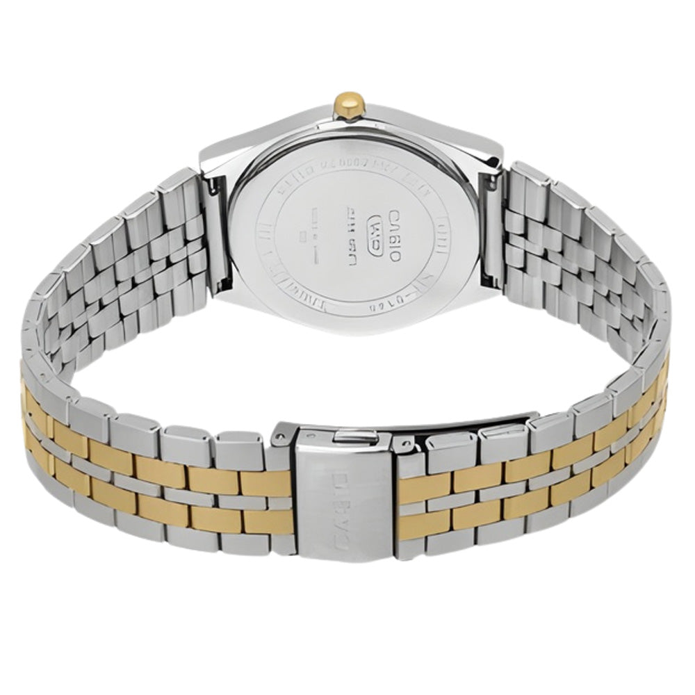 Casio Enticer Two Tone Black Dial Men's Watch MTP-B145SG-1AVDF