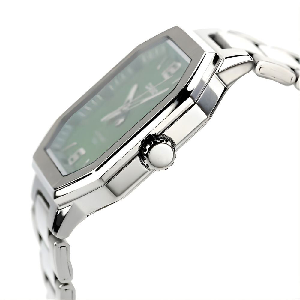 Casio Octagonal Shape Green Dial Men's Watch | MTP-B195D-3AVDF