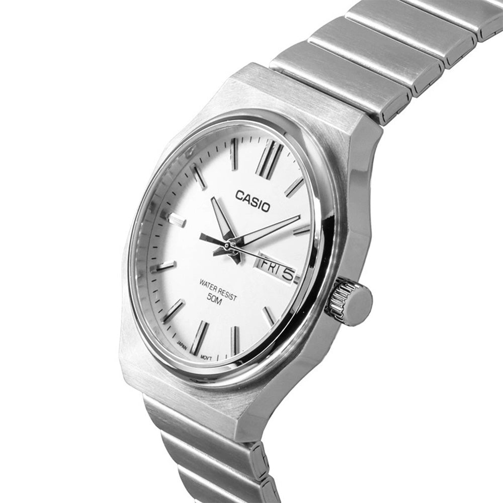 Casio Classic Silver Dial Men's Watch MTP-E735D-7AVDF