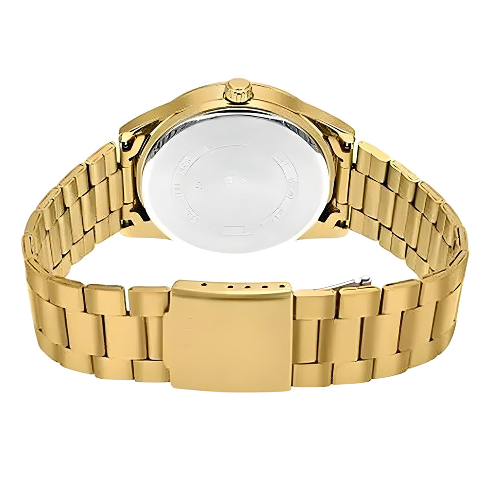 Casio Enticer Gold Tone Green Chess Dial Watch MTP-VD03G-3AUDF